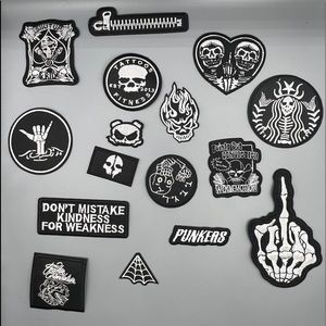 Punkrock embroidered patch/emblems